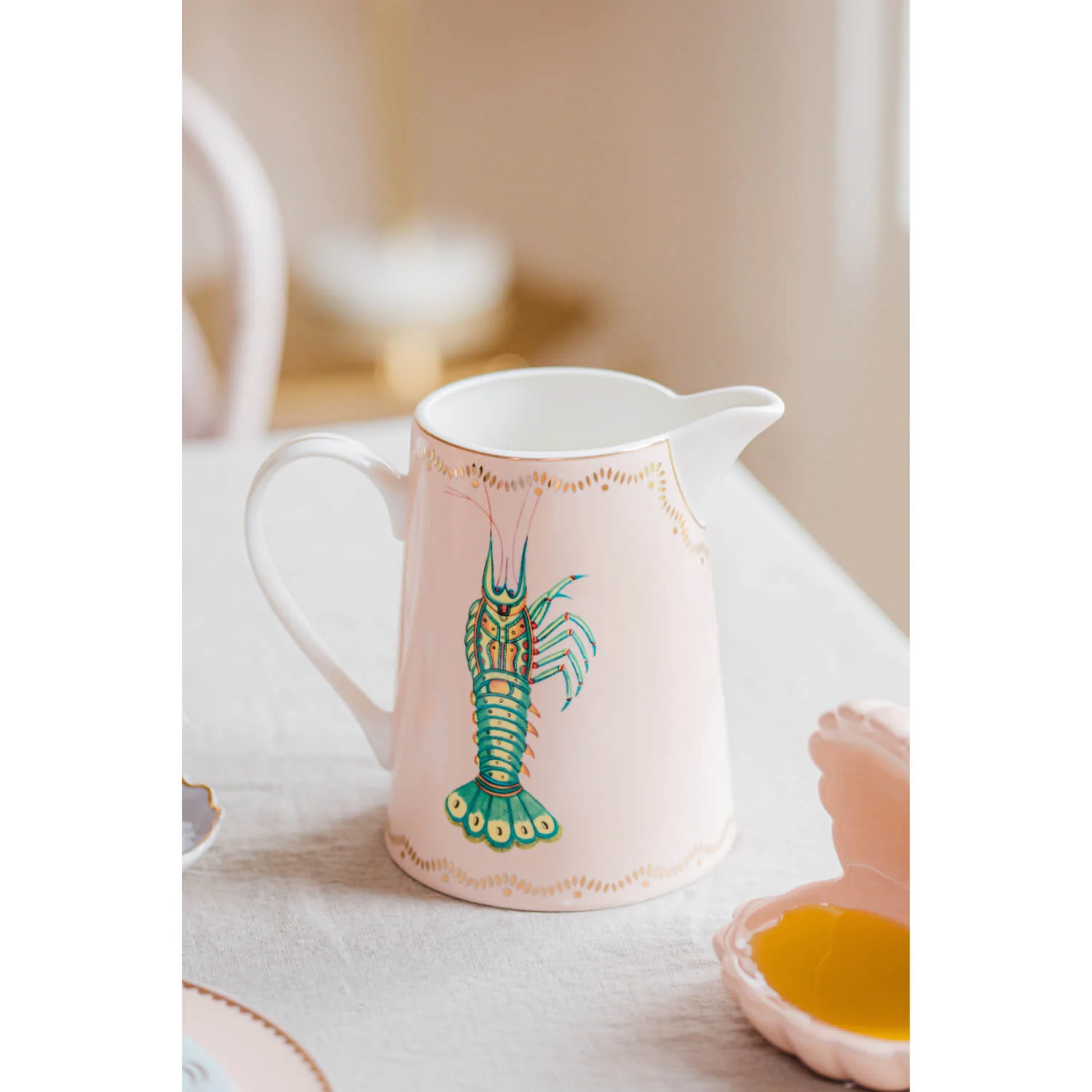 Yvonne Ellen Large Jug - Lobster - Image 2