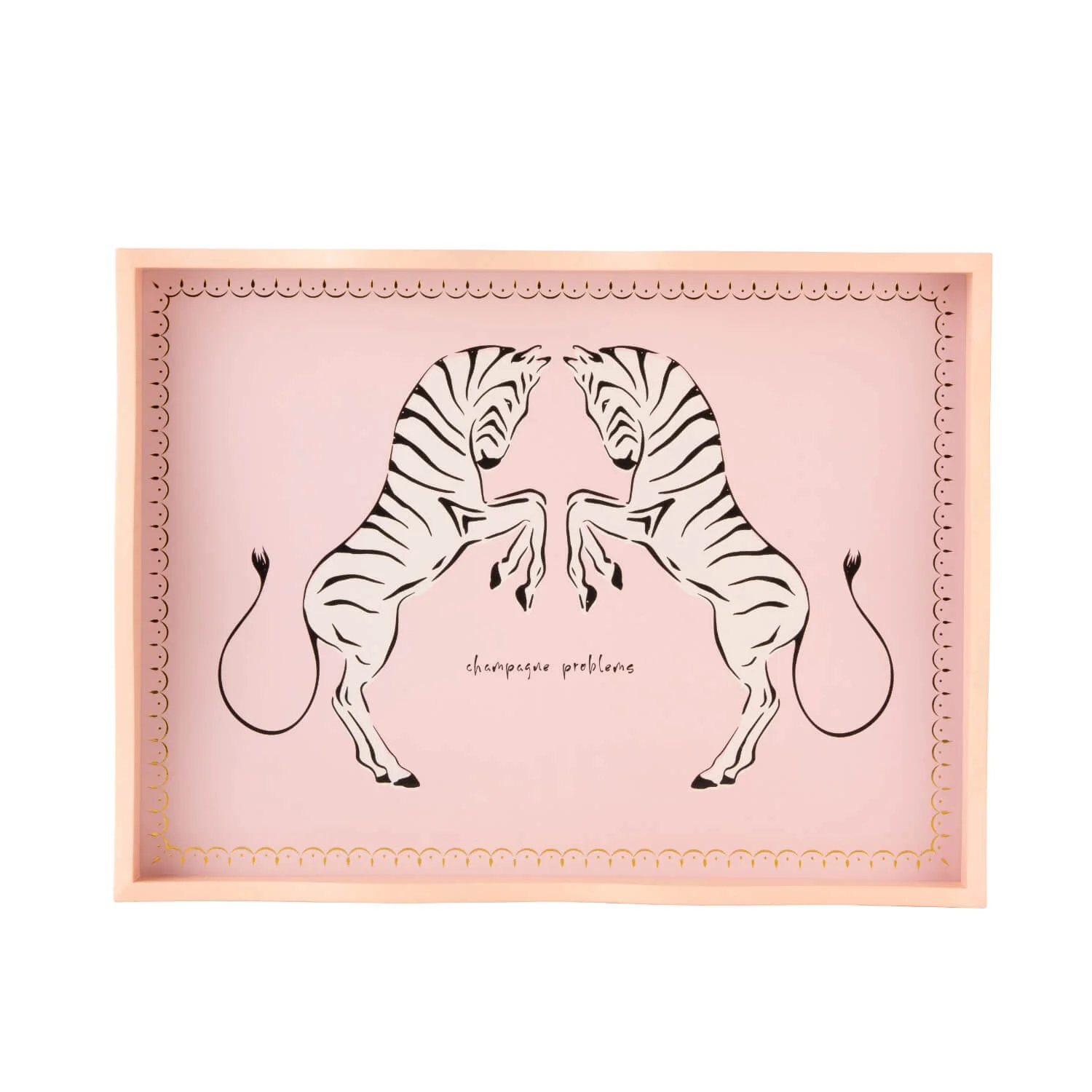 Yvonne Ellen Rectangular Serving Tray - Zebra - Image 2