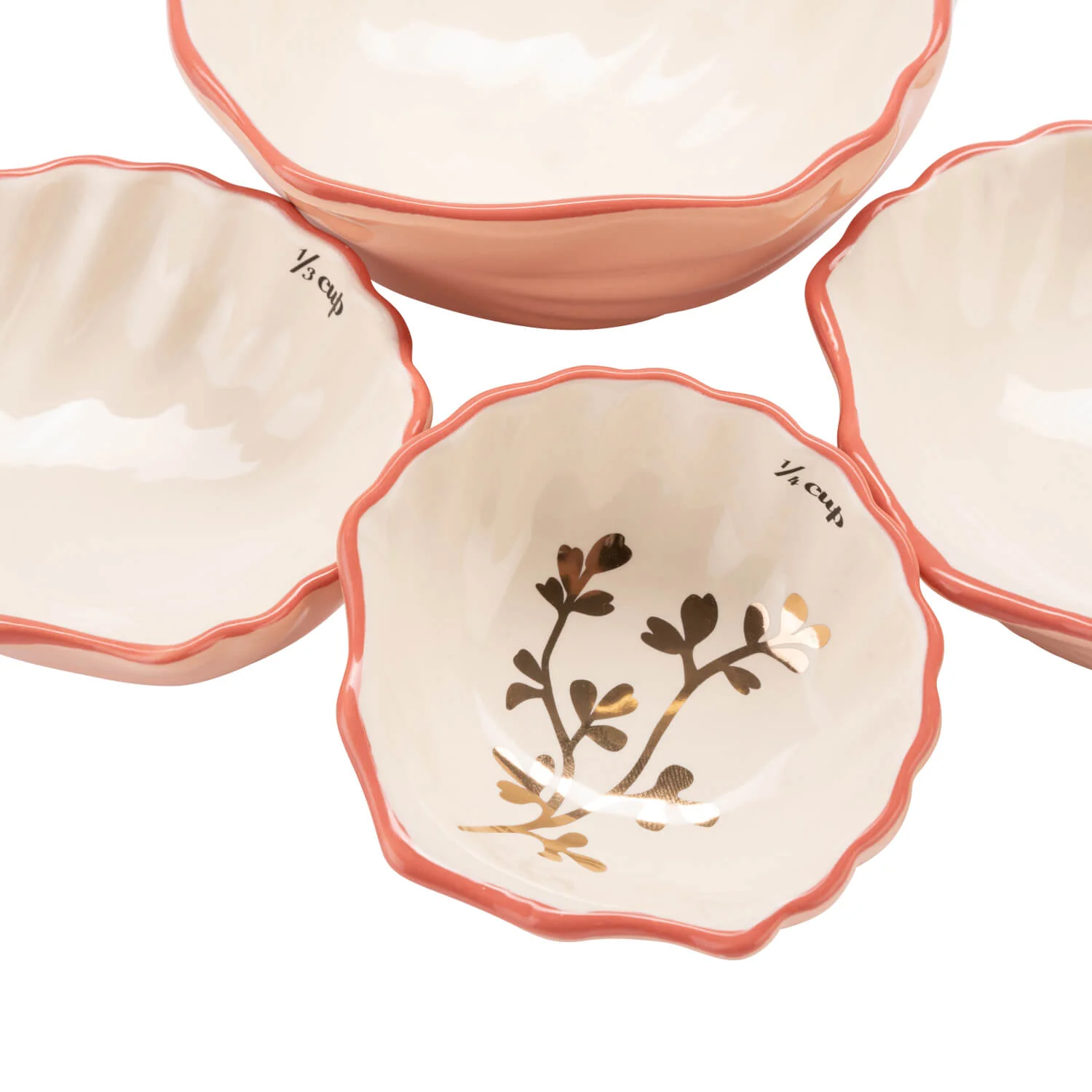 Yvonne Ellen Set Of 4 Measuring Cups - Shell - Image 4