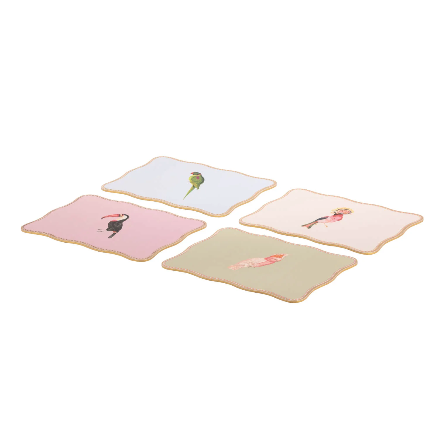 Yvonne Ellen Set Of 4 Placemats - Birds - Image 4