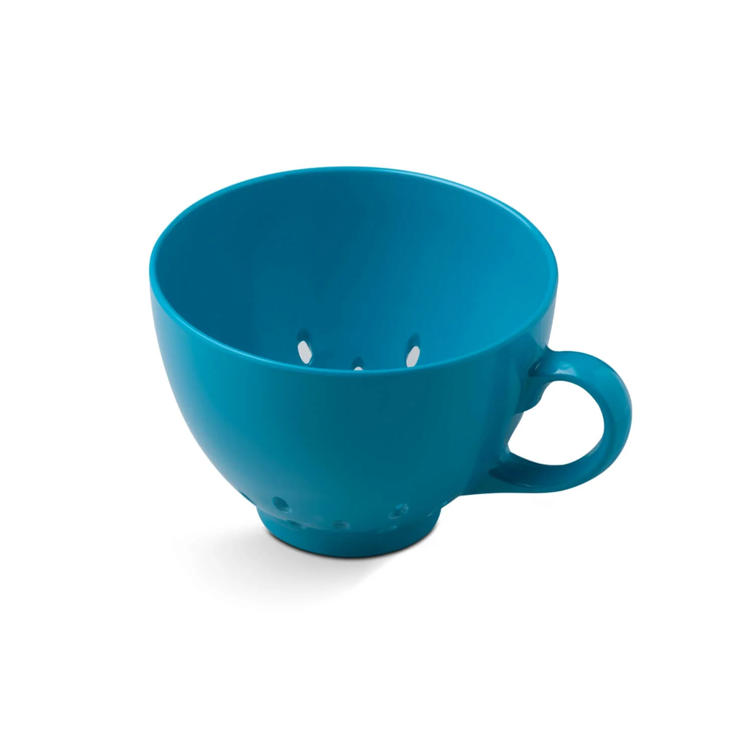 Zeal Berry 10cm Melamine Colander with Handle - Aqua