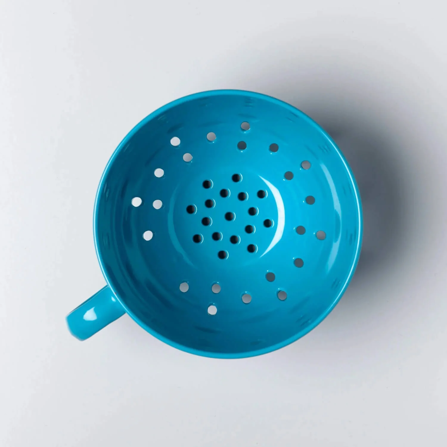 Zeal Berry 10cm Melamine Colander with Handle - Aqua - Image 2