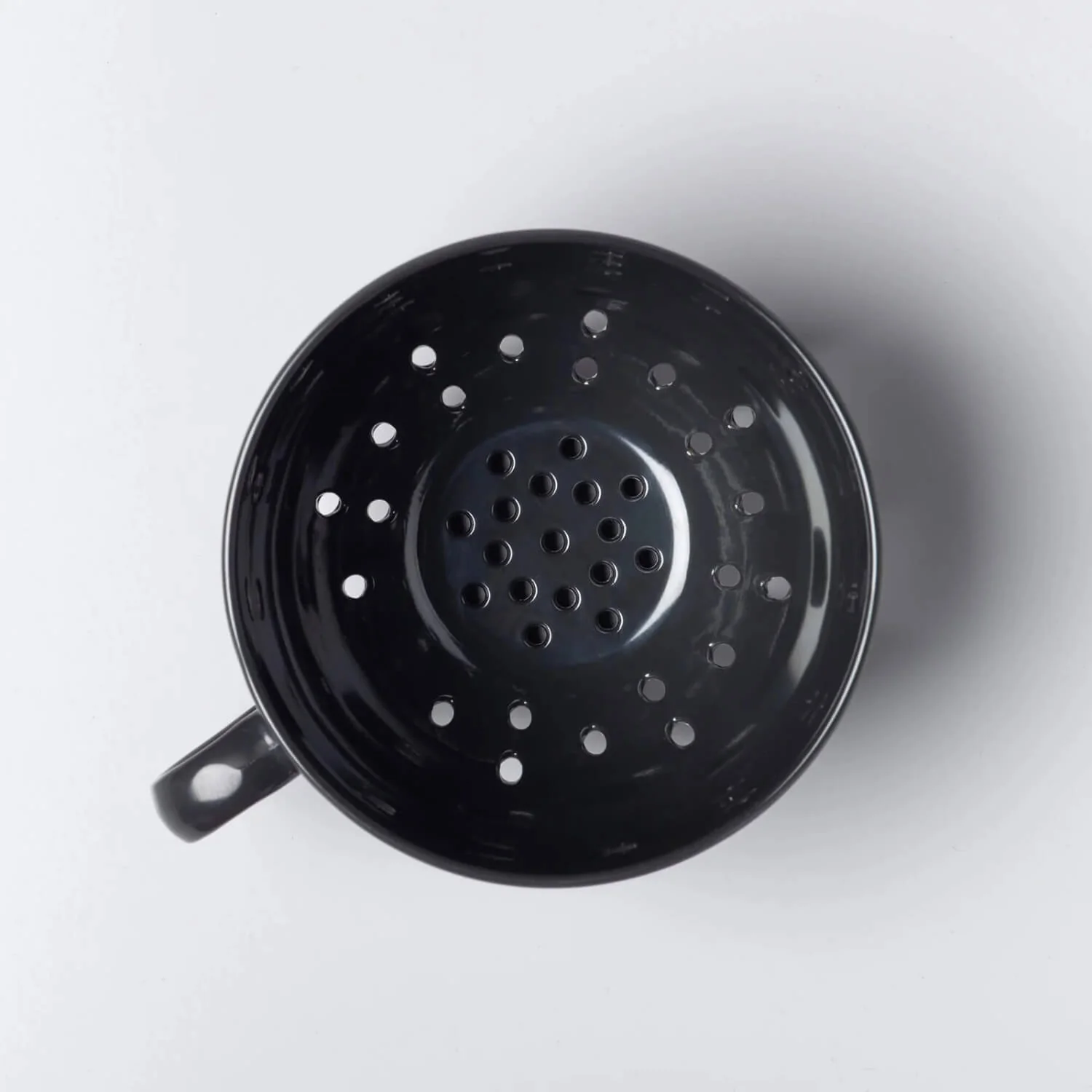 Zeal Berry 10cm Melamine Colander with Handle - Dark Grey - Image 2