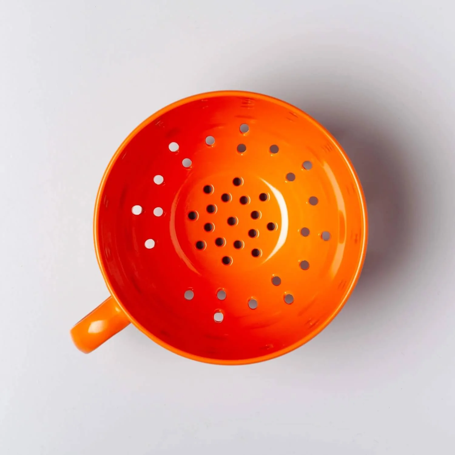 Zeal Berry 10cm Melamine Colander with Handle - Orange - Image 2