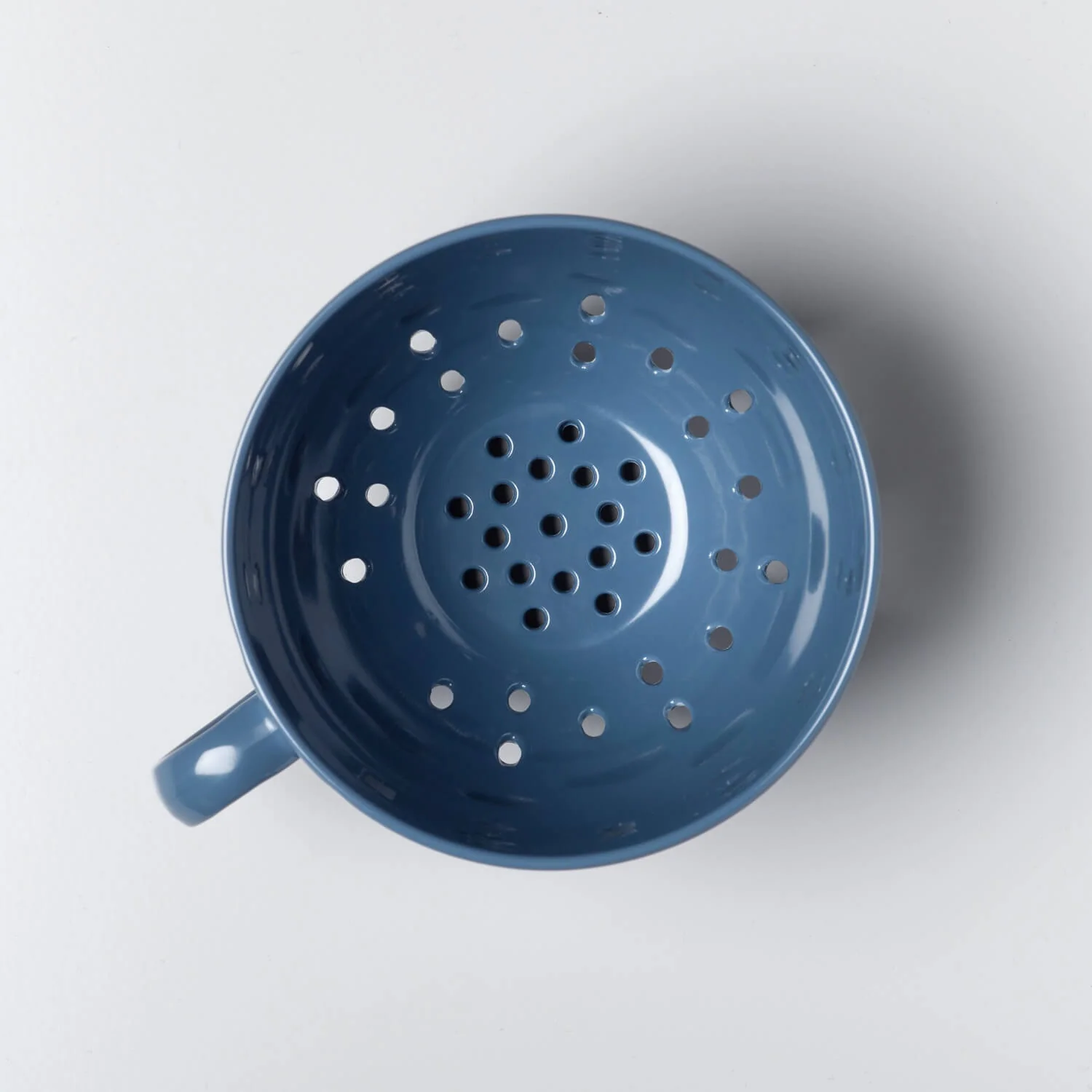 Zeal Berry 10cm Melamine Colander with Handle - Provence Blue - Image 2