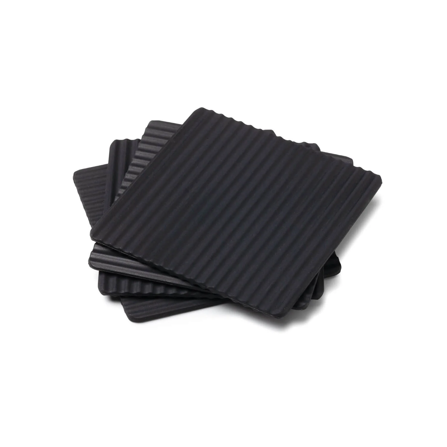 Zeal Set Of 4 Silicone Coasters - Black - Image 2