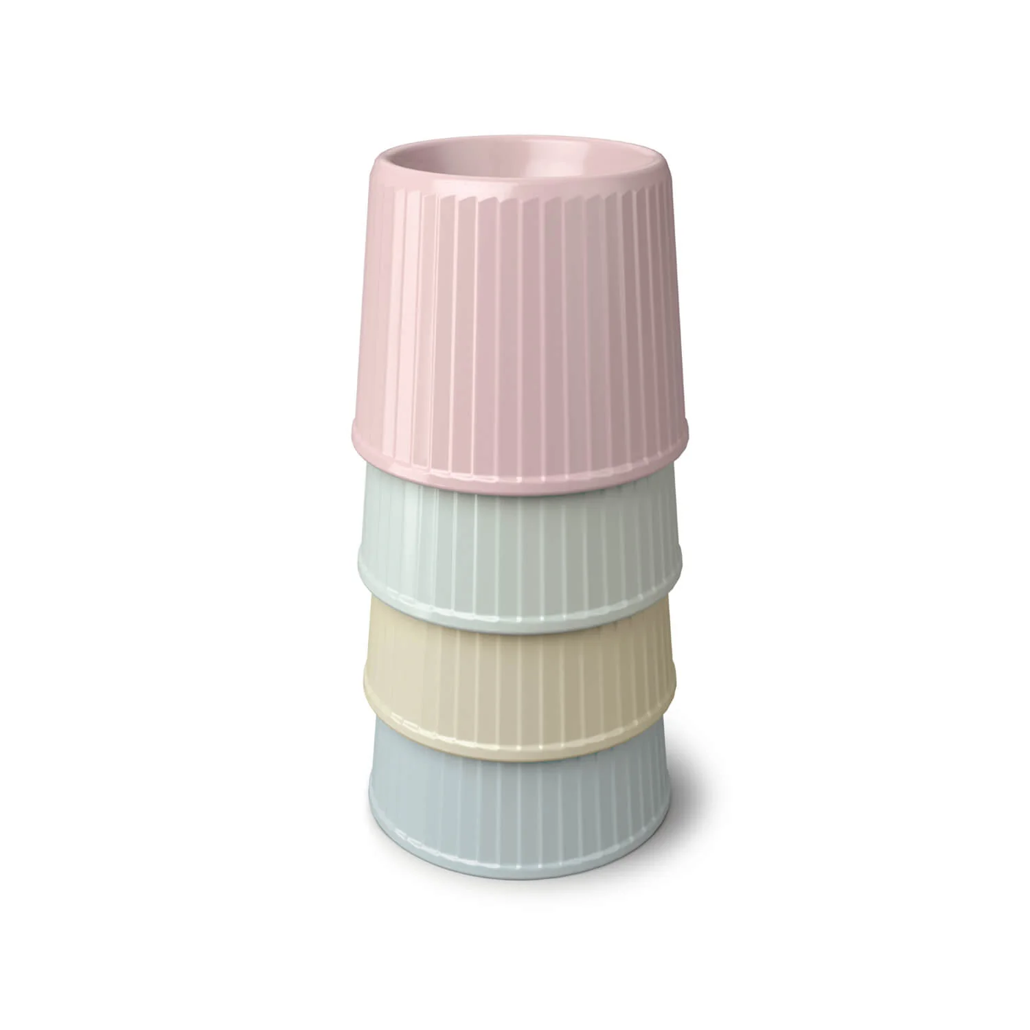 Zeal Stacking Melamine Egg Cup - Duck Egg Blue - Image 2