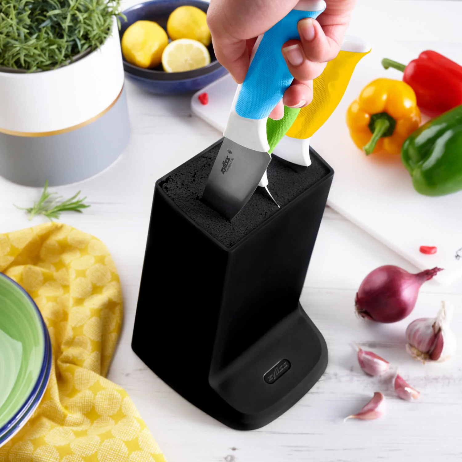Zyliss Comfort 5 Piece Kitchen Knife Block Set - Image 4