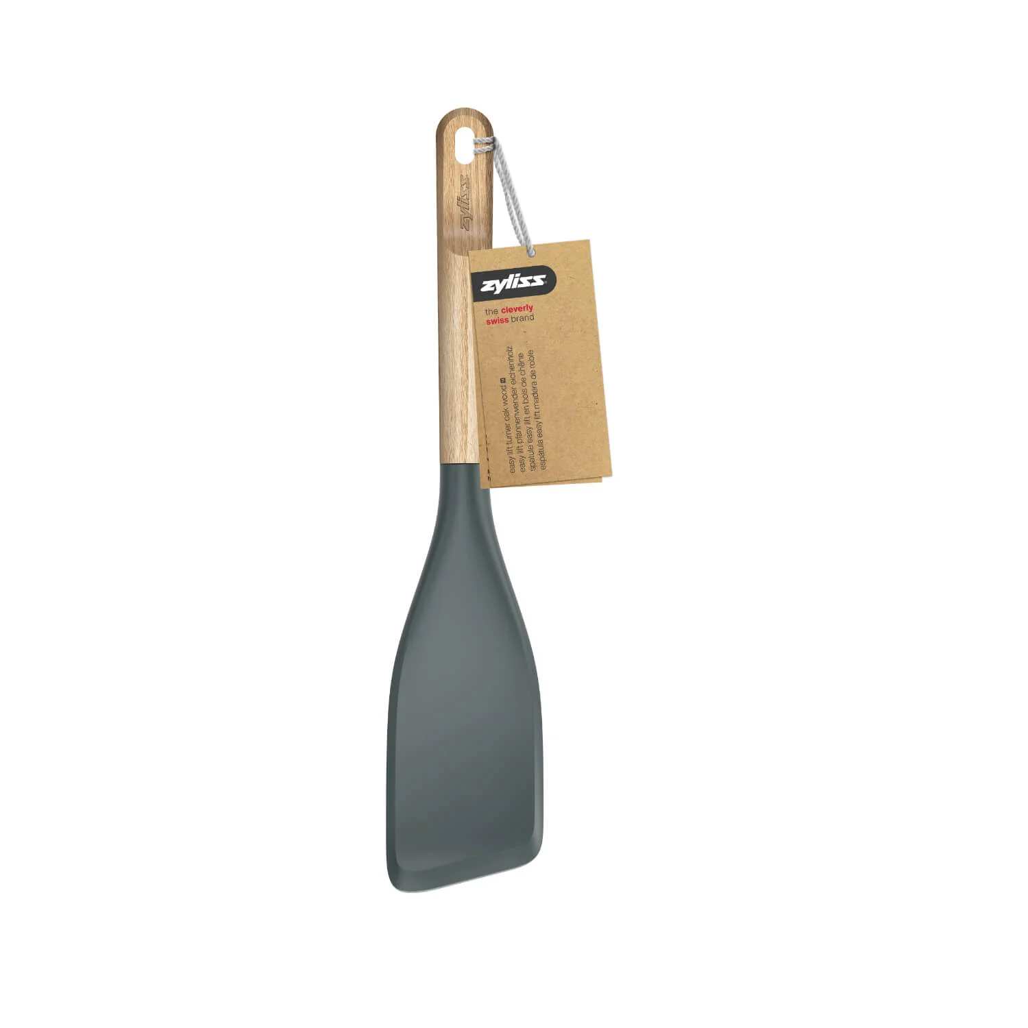 Zyliss Oak Wood Easy Lift Turner - Image 4