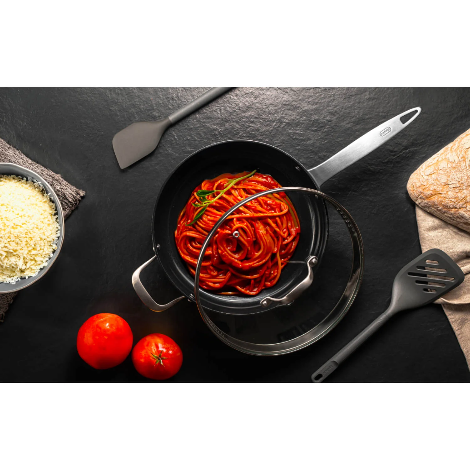 Zyliss Ultimate Pro 28cm Ceramic Non-Stick Sauté Pan With Lid - Image 12