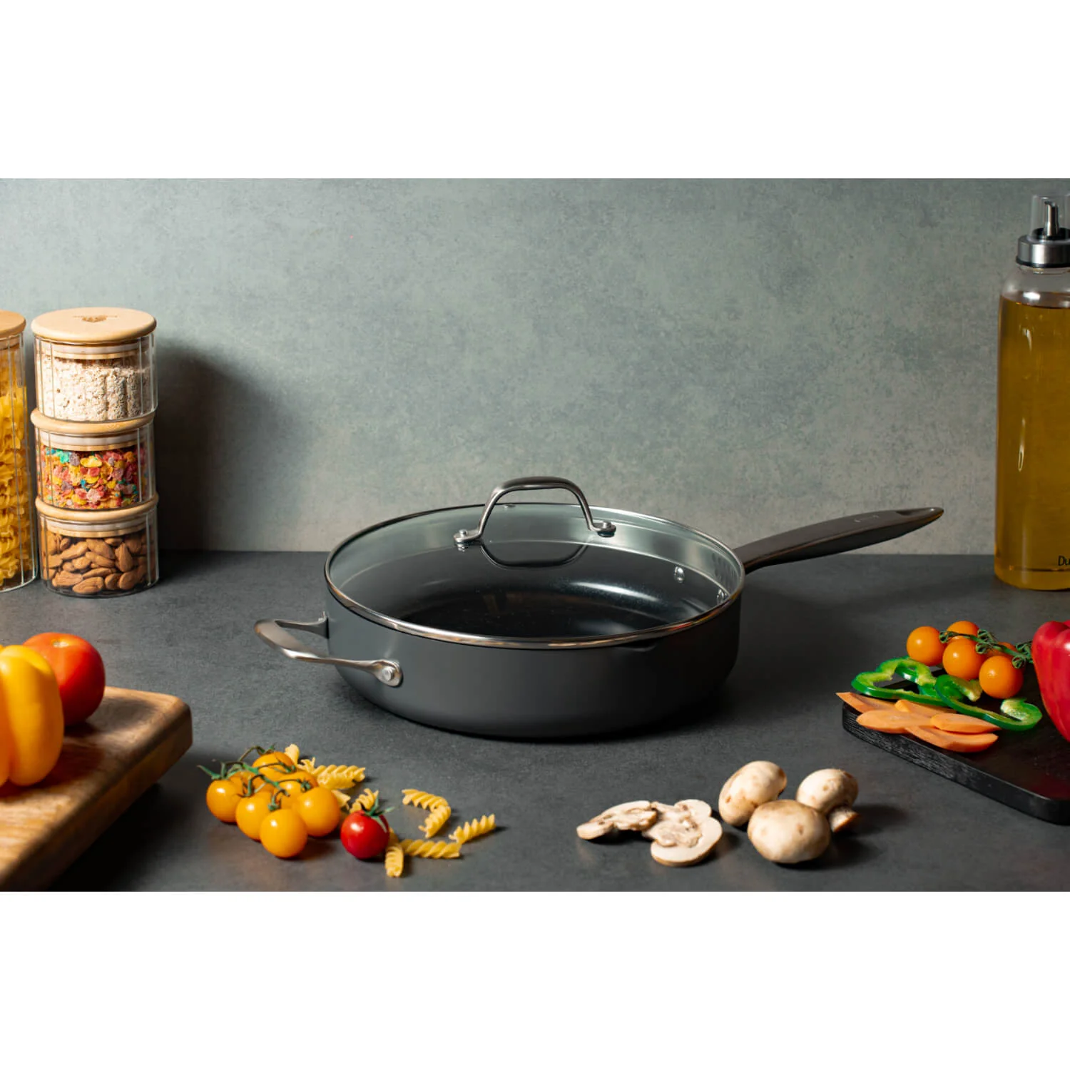 Zyliss Ultimate Pro 28cm Ceramic Non-Stick Sauté Pan With Lid - Image 7